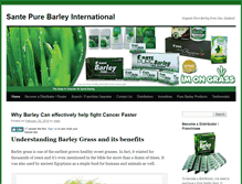 Tablet Screenshot of bestgreenbarley.com